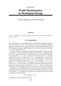 Profit Maximization in Mechanism Design