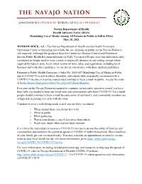 Public Health Emergency Order No. 2021-007 Mask Mandate
