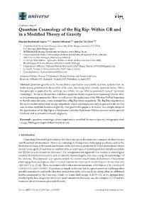 Quantum Cosmology of the Big Rip: Within GR and in a Modiﬁed Theory of Gravity