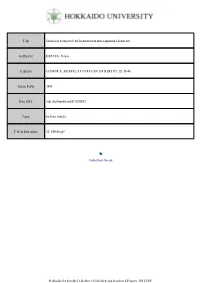 Sensitivity Analysis of the Questionnaire About Japanese Consumers