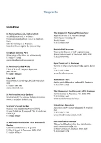 Things to Do St Andrews