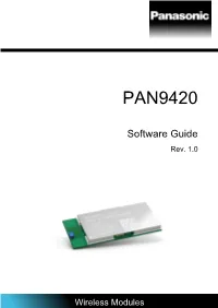 WM PAN9420 Software Guide.Pdf