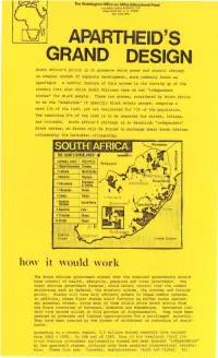 Apartheid's Grand Design