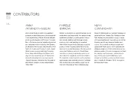 Contributors