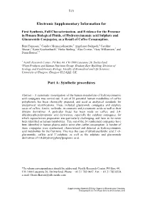 Electronic Supplementary Information for Part A: Synthetic Procedures