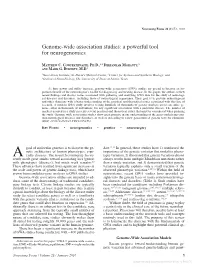 Genome-Wide Association Studies: a Powerful Tool for Neurogenomics