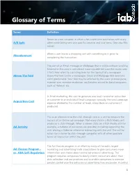 Glossary of Terms