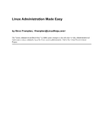 Linux Administration Made Easy