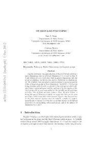 On Regular Polytopes Is [7]