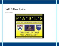 PADLS User Guide