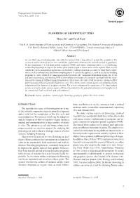 Flowering of Geophytes in Vitro