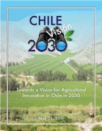 Towards a Vision for Agricultural Innovation in Chile in 2030