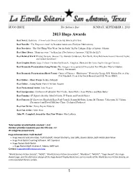 Hugo Awards Issue H