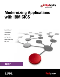 Modernizing Applications with IBM CICS
