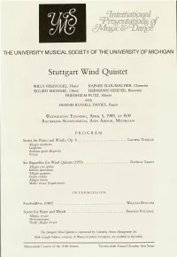 ^T&Mtioqal Stuttgart Wind Quintet