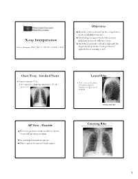 X-Ray Interpretation