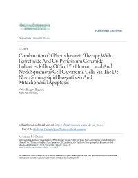 Combination of Photodynamic Therapy with Fenretinide and C6