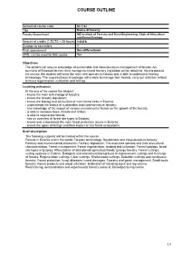 Course Outline