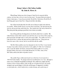 Doug Calton's Mcclellan Saddle by John K. Haws