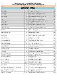 Early Childhood Services) - APPENDIX 1 GROUPS HIGHLIGHTED in GREY ARE RUN by GETSET and WOULD STOP