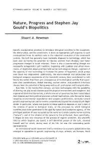 Nature, Progress and Stephen Jay Gould's Biopolitics