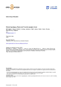 University of Dundee Enhancing Gypsy, Roma And