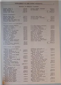 Supplement to the Public Accounts 7