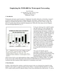 Employing the WSR-88D for Waterspout Forecasting
