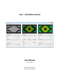 Jinx! – LED Matrix Control