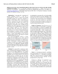 Brine Evolution and Transport-Driven Fractionation of Ocean Fluids Within Europa’S Icy Shell