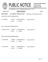 Broadcast Applications 8/5/2013