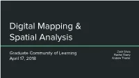 Digital Mapping & Spatial Analysis