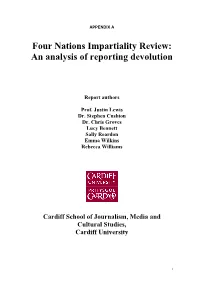 Four Nations Impartiality Review: an Analysis of Reporting Devolution