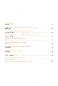Table of Contents