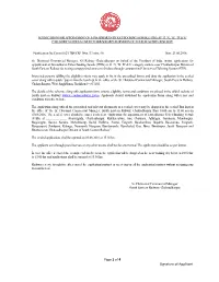 Application for Selection JTBS Over CKP Division