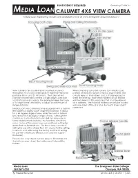 Basic View Camera