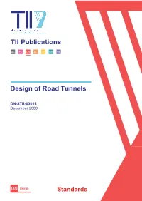Design of Road Tunnels
