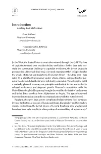 Introduction Looking Back at Brezhnev