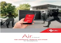 THE UNIVERSAL REMOTE SOLUTION for Smartphone