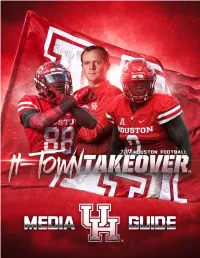 2017 Houston Football Media Guide Uhcougars.Com Houstonfootball Media Information