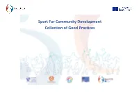 Sport for Community Development Collection of Good Practices