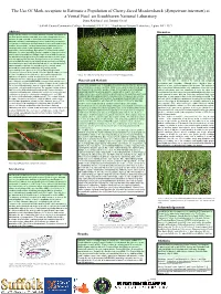 The Use of Mark-Recapture to Monitor Habits, Migration Patterns, Mortality and Species on Site at Brookhaven National Lab