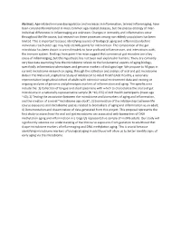 Abstract: Age-Related Immune Dysregulation and Increases In