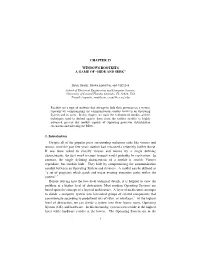 Chapter 19 Windows Rootkits a Game Of