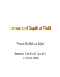 Lenses and Depth of Field