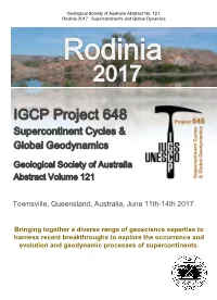 Rodinia2017 Abstract Volume