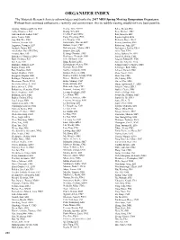 Spring 2017 Meeting Author Index (PDF)