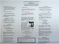 Axiomatic Foundations of Mathematics Ryan Melton Dr