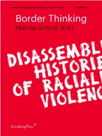 Border Thinking