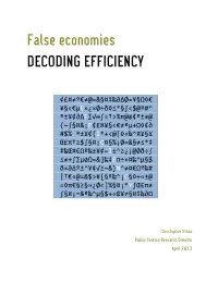 Decoding Efficiency